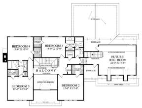 Floorplan 2 for House Plan #7922-00185
