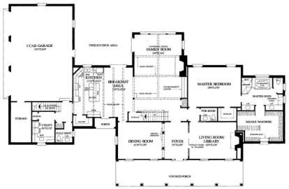 Floorplan 1 for House Plan #7922-00186