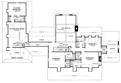 Floorplan 2 for House Plan #7922-00186