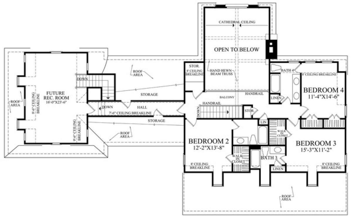Floorplan 2 for House Plan #7922-00187