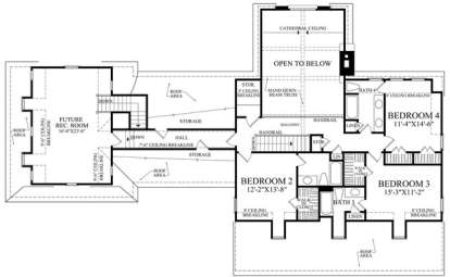 Floorplan 2 for House Plan #7922-00187