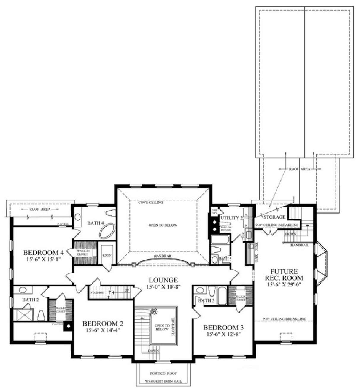 Floorplan 2 for House Plan #7922-00188