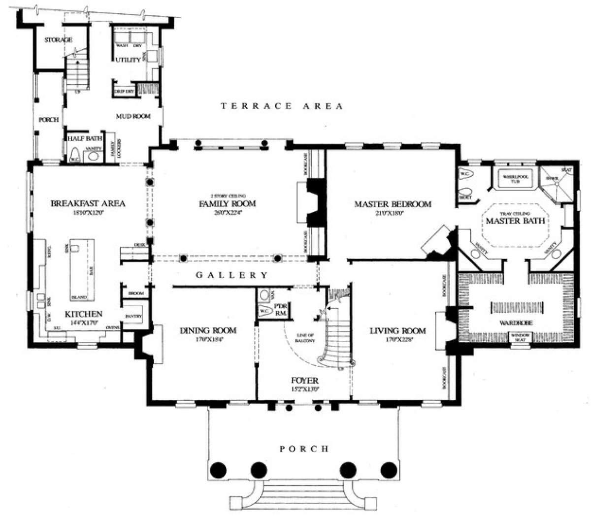 Floorplan 1 for House Plan #7922-00189