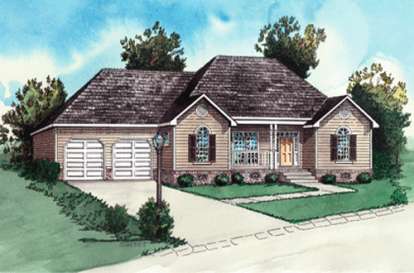 2 Bed, 2 Bath, 987 Square Foot House Plan - #9035-00004