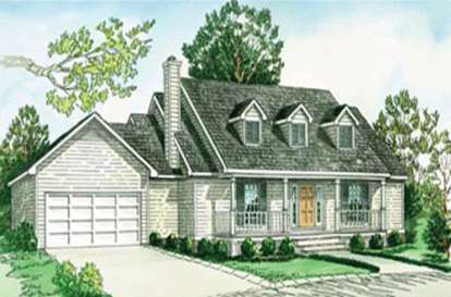 2 Bed, 2 Bath, 1096 Square Foot House Plan - #9035-00006