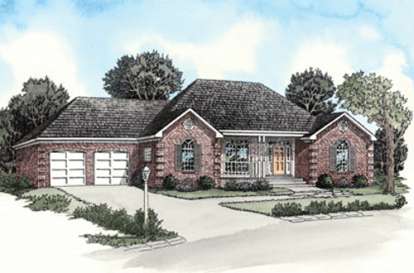 2 Bed, 2 Bath, 1025 Square Foot House Plan - #9035-00010