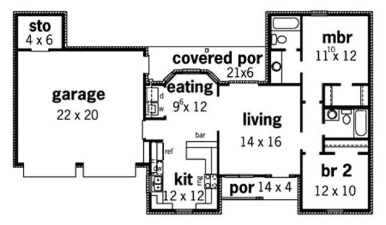House Plan House Plan #15229 Drawing 1
