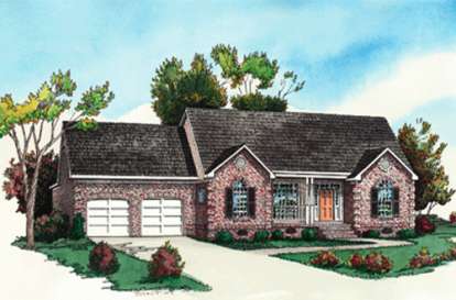 2 Bed, 2 Bath, 1042 Square Foot House Plan - #9035-00011