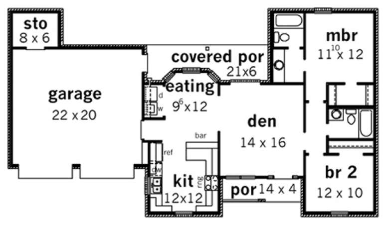 House Plan House Plan #15230 Drawing 1