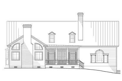 Colonial House Plan #7922-00191 Elevation Photo