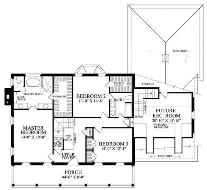 Floorplan 2 for House Plan #7922-00192