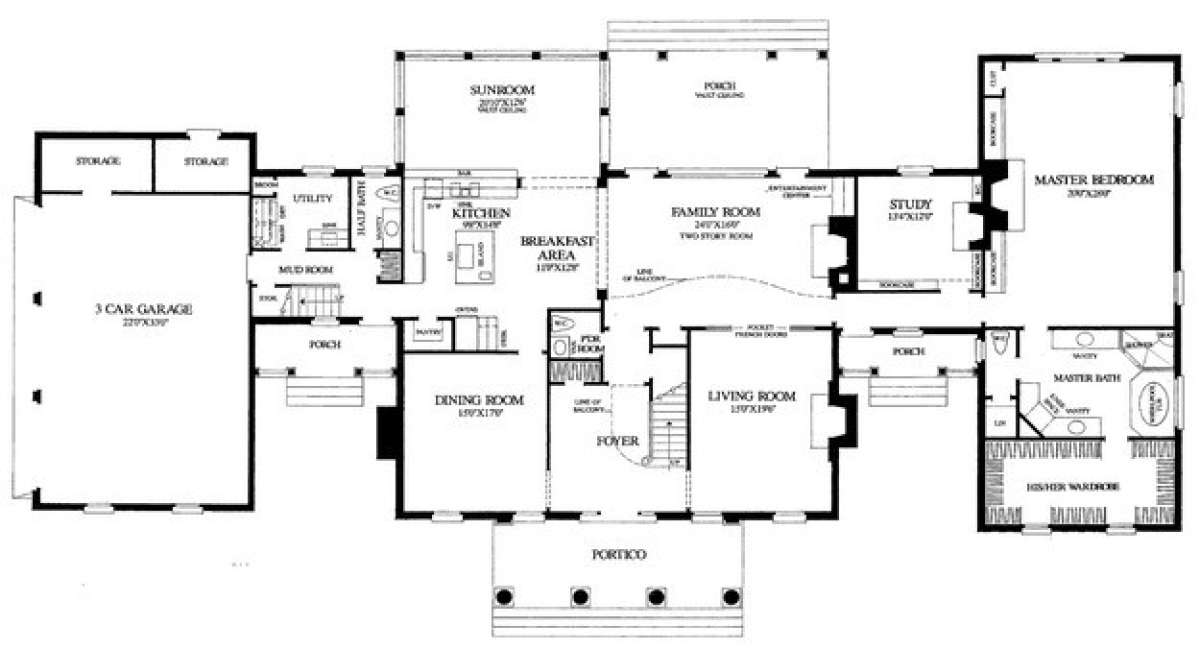 Floorplan 1 for House Plan #7922-00193