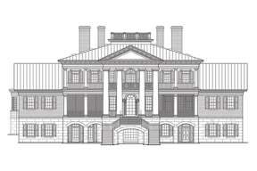 Colonial House Plan #7922-00195 Elevation Photo