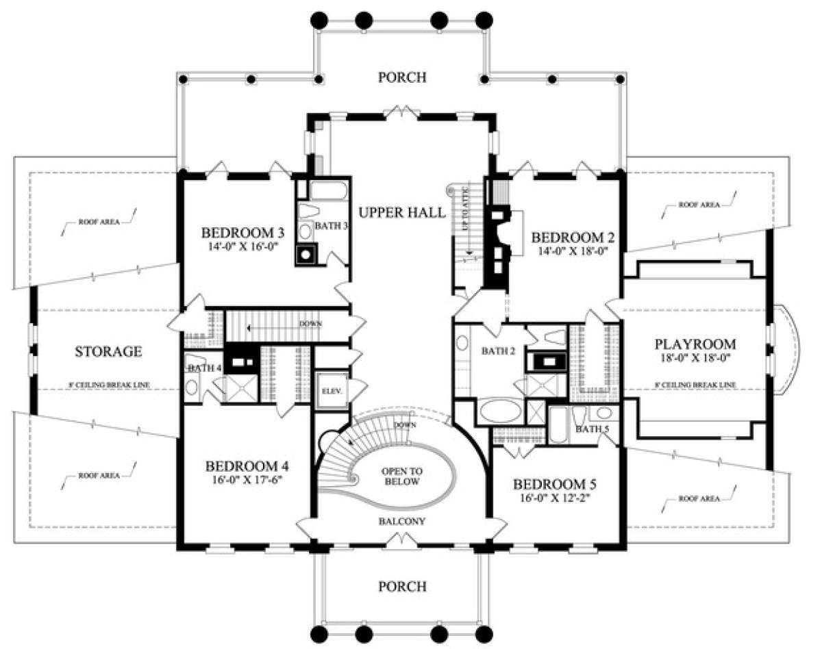 Floorplan 2 for House Plan #7922-00195