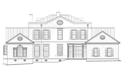 Georgian House Plan #7922-00196 Elevation Photo