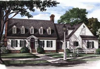 4 Bed, 4 Bath, 3493 Square Foot House Plan - #7922-00197