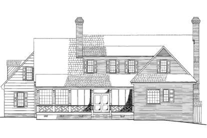 Southern House Plan #7922-00197 Elevation Photo