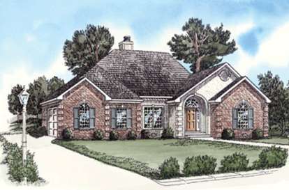 2 Bed, 2 Bath, 1135 Square Foot House Plan - #9035-00020