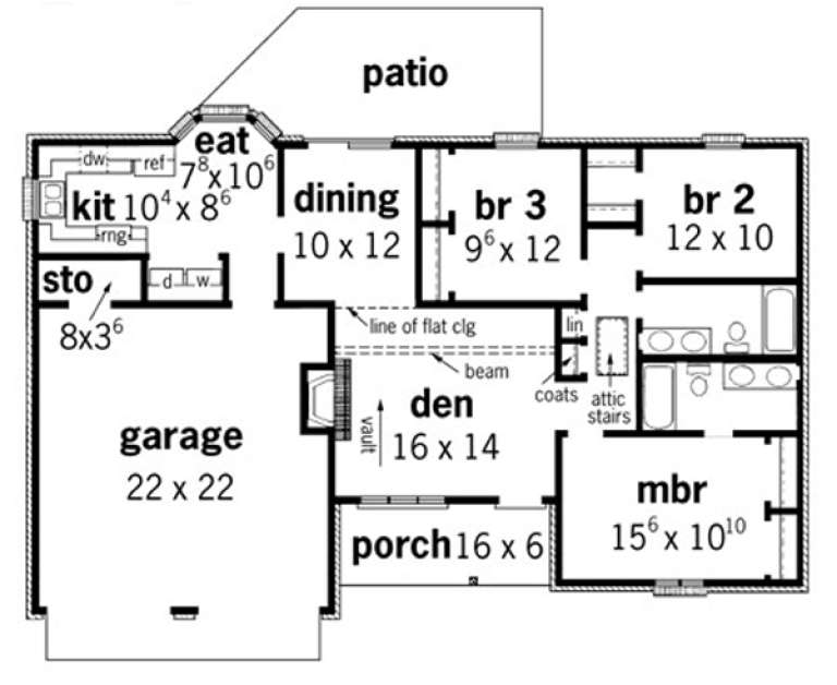 House Plan House Plan #15249 Drawing 1