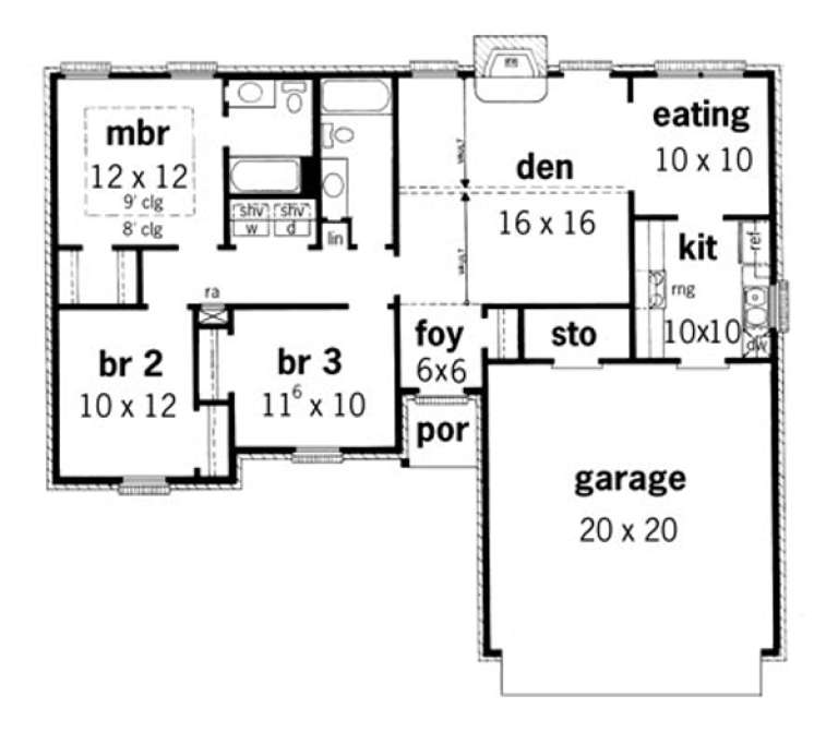 House Plan House Plan #15252 Drawing 1