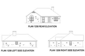 European House Plan #9035-00026 Elevation Photo