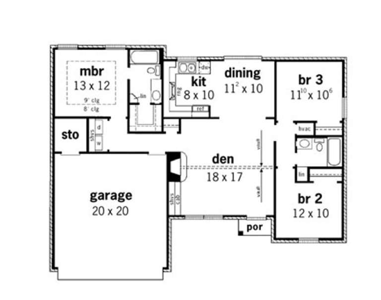 House Plan House Plan #15256 Drawing 1