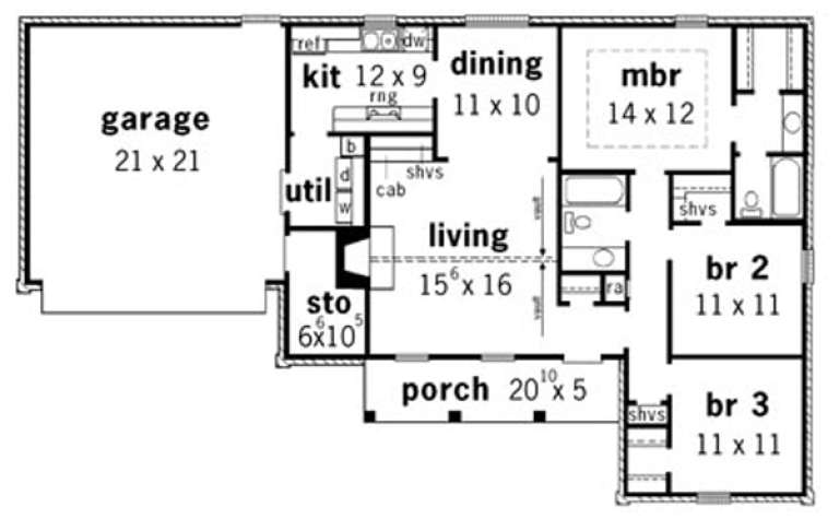 House Plan House Plan #15257 Drawing 1