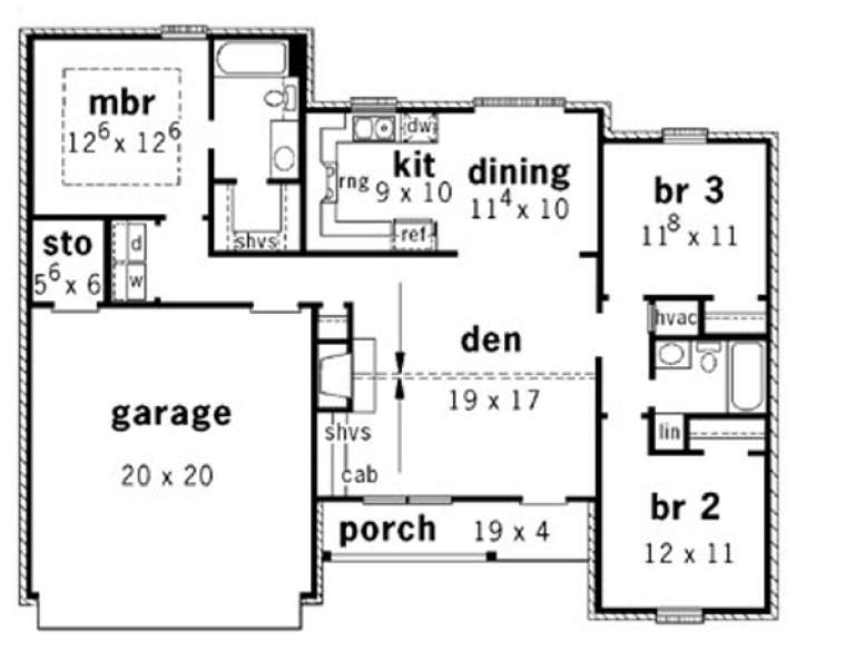 House Plan House Plan #15258 Drawing 1