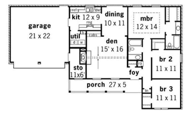 House Plan House Plan #15260 Drawing 1