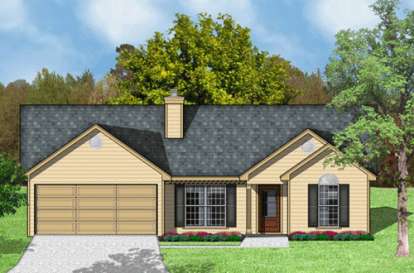 Country House Plan #9035-00035 Elevation Photo