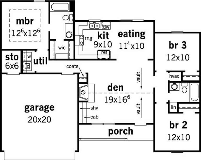 House Plan House Plan #15265 Drawing 1