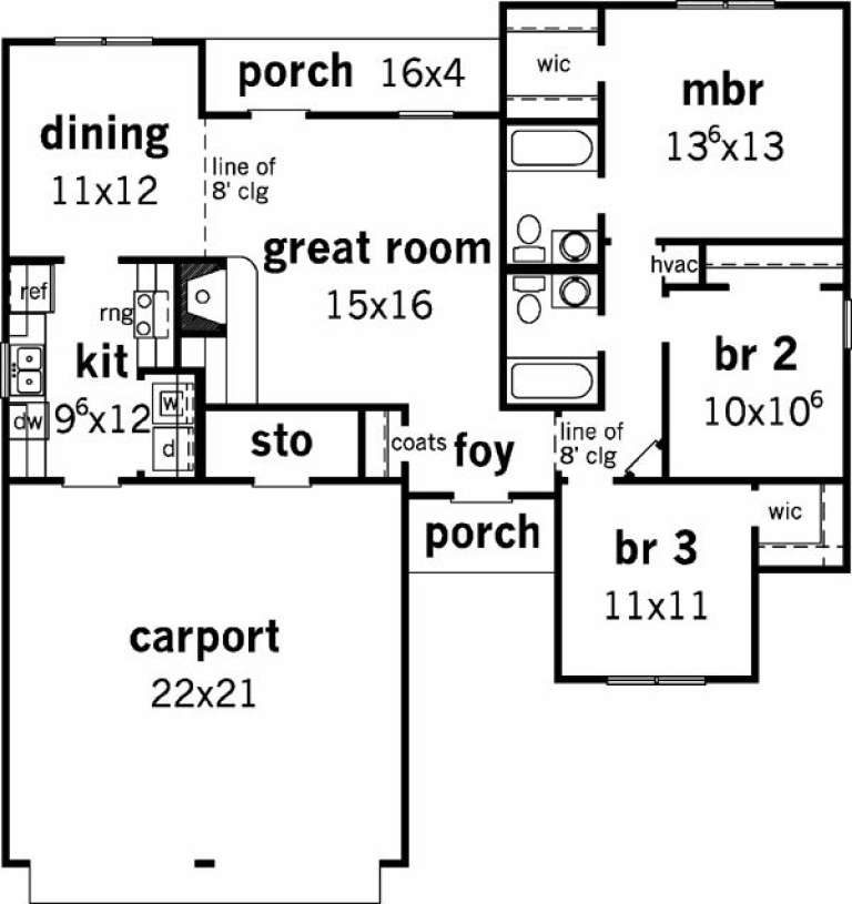 House Plan House Plan #15266 Drawing 1