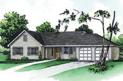 Southern House Plan #9035-00040 Elevation Photo