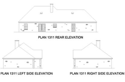 European House Plan #9035-00044 Elevation Photo