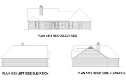 Southern House Plan #9035-00046 Elevation Photo