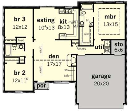 Floorplan1 for House Plan #9035-00050