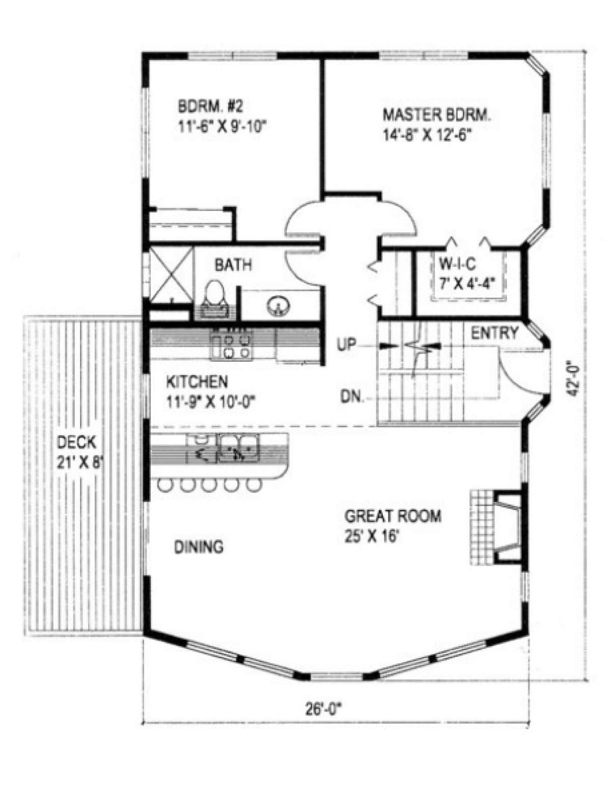 Main Floor for House Plan #039-00237