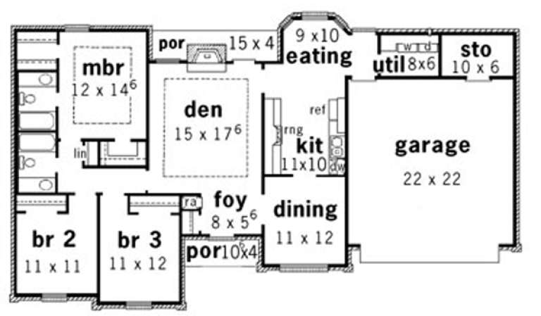 House Plan House Plan #15284 Drawing 1