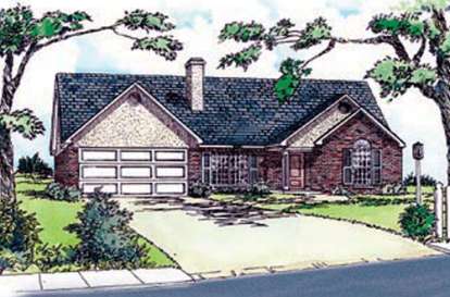 Southern House Plan #9035-00057 Elevation Photo