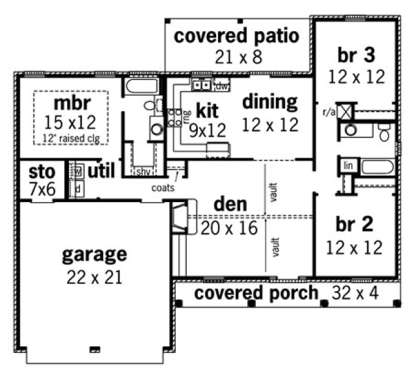 Floorplan 1 for House Plan #9035-00059