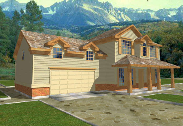House Plan House Plan #1529 Front Elevation
