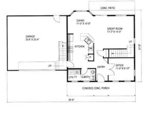 First Floor for House Plan #039-00238