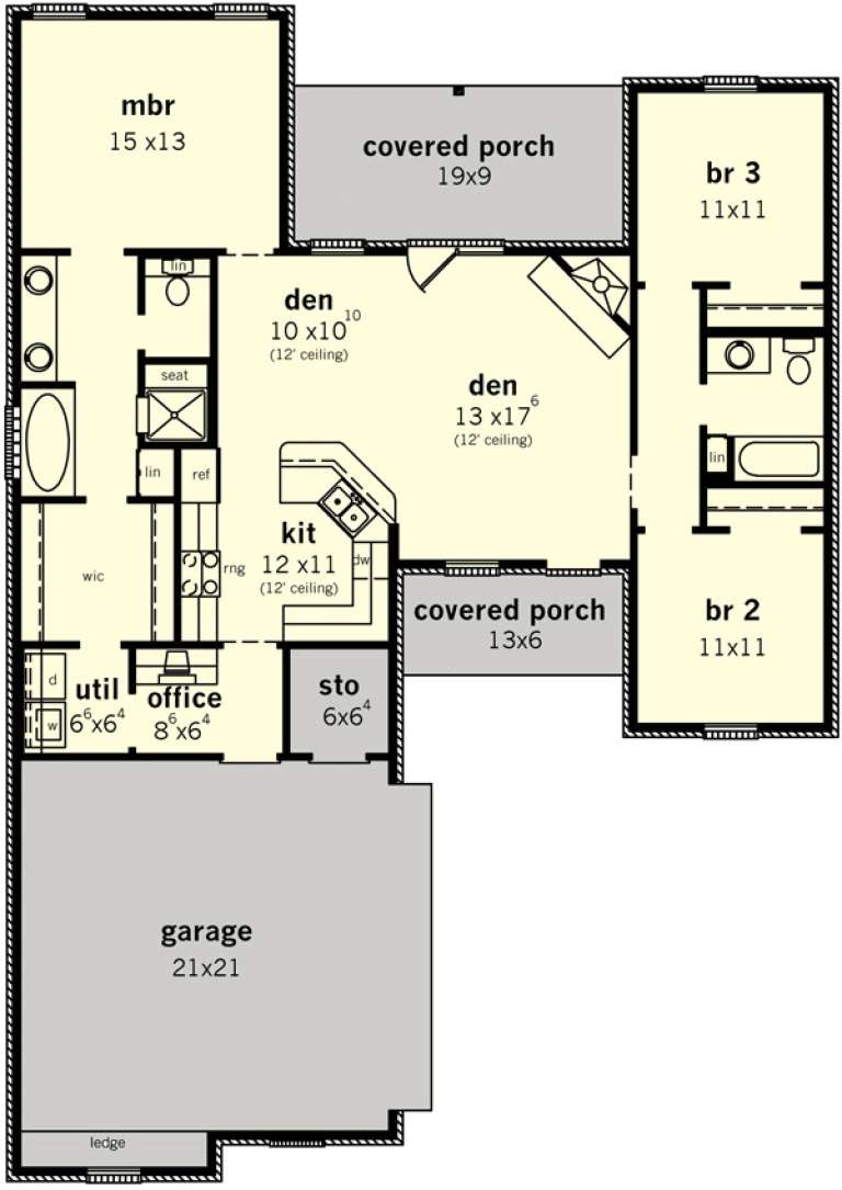 House Plan House Plan #15292 Drawing 1