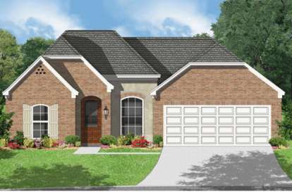 European House Plan #9035-00065 Elevation Photo