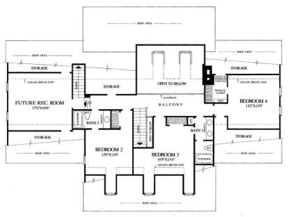 Floorplan 2 for House Plan #7922-00200