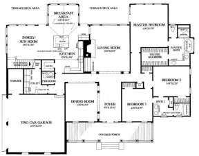 Floorplan 1 for House Plan #7922-00201