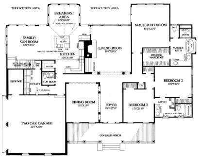 Floorplan 1 for House Plan #7922-00201