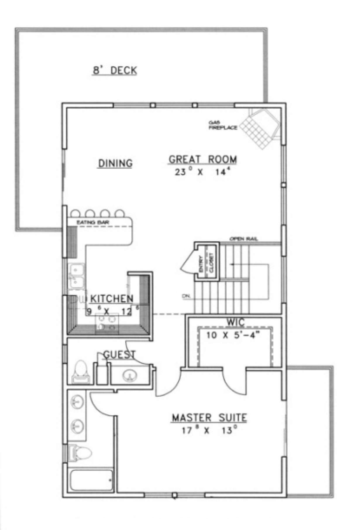 Main Floor for House Plan #039-00239
