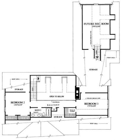 Floorplan 2 for House Plan #7922-00204