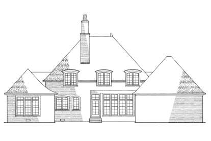 French Country House Plan #7922-00209 Elevation Photo